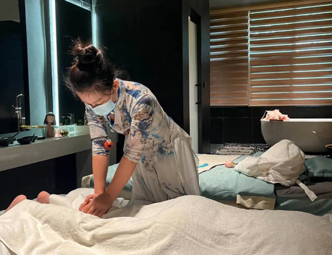 水瑶阁的按摩一角